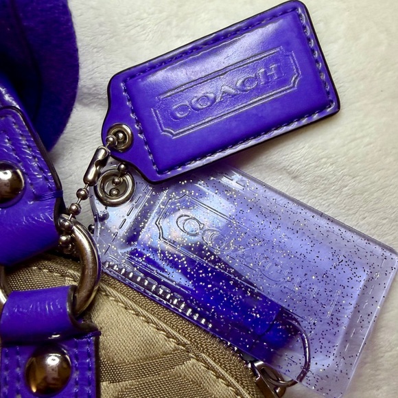 Coach Poppy Signature C Crossbody Bag RARE - Picture 4 of 13